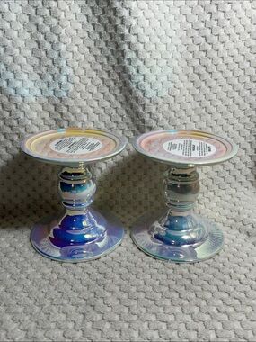 Bath and Body Works Iridescent Candle Holders - Set of 2